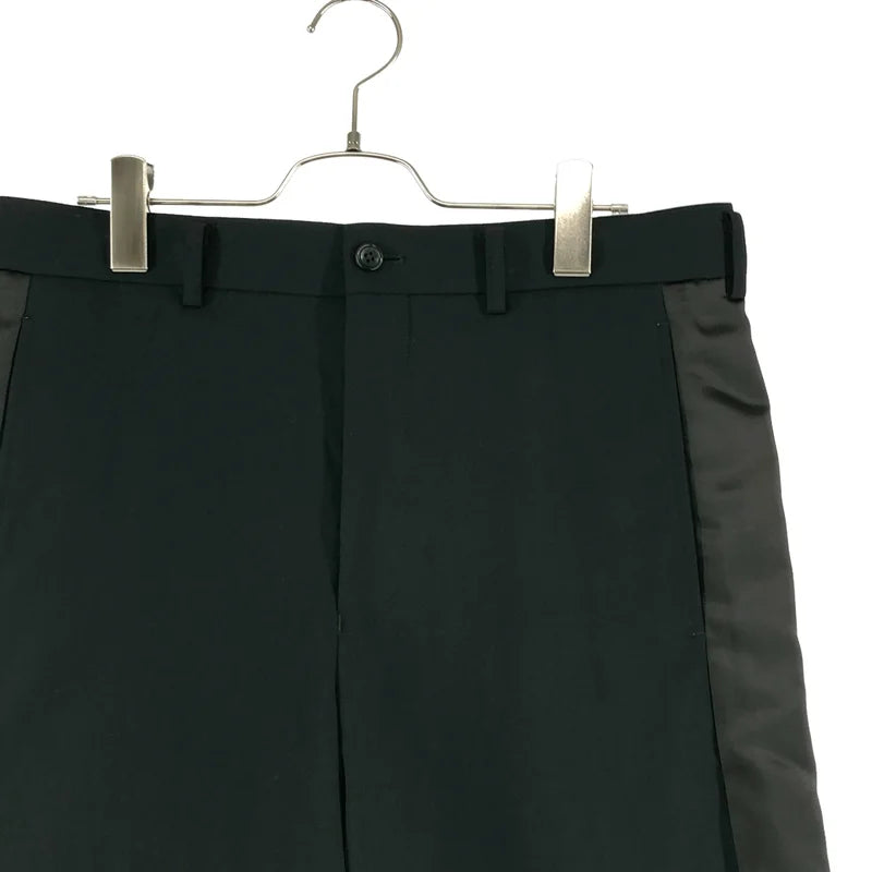 COMME des GARCONS HOMME PLUS / コムデギャルソンオムプリュス | 2025SS | サテンサイドライン ハーフパンツ | M | メンズ