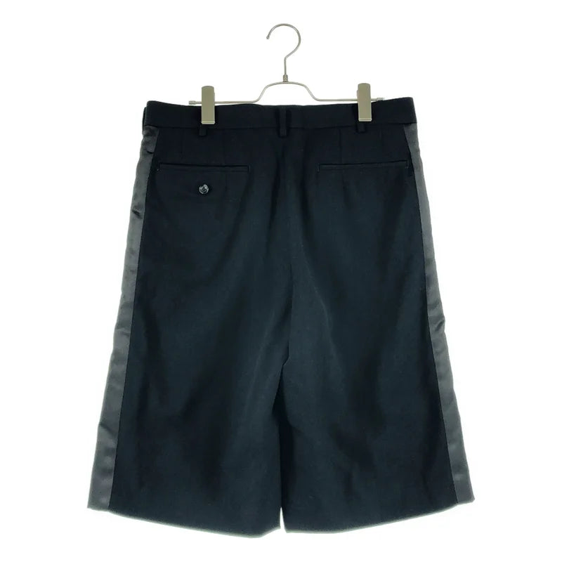 COMME des GARCONS HOMME PLUS / コムデギャルソンオムプリュス | 2025SS | サテンサイドライン ハーフパンツ | M | メンズ