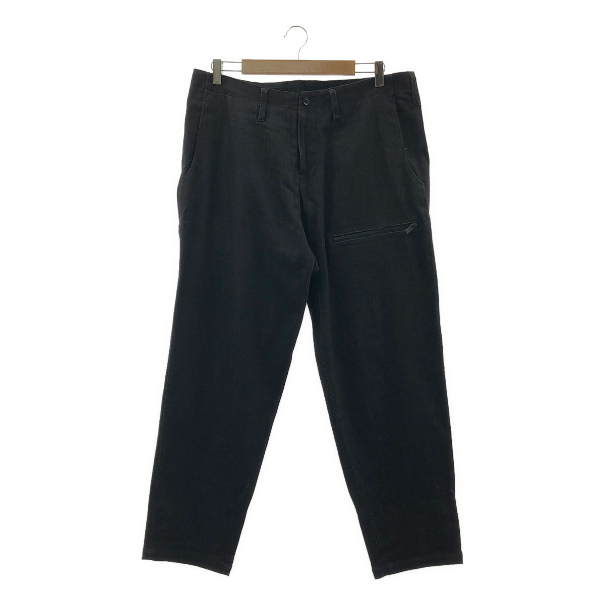 YOHJI YAMAMOTO POUR HOMME / ヨウジヤマモトプールオム | 2018AW | レーヨン混 左ファスナー ポケット デニムパンツ | 3 | メンズ
