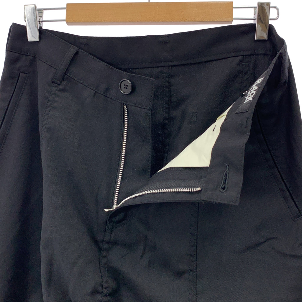 BLACK COMME des GARCONS / 블랙콤 데 걸슨 | 로고 프린트 와이드 사루엘 반바지 반바지 | S | 남성