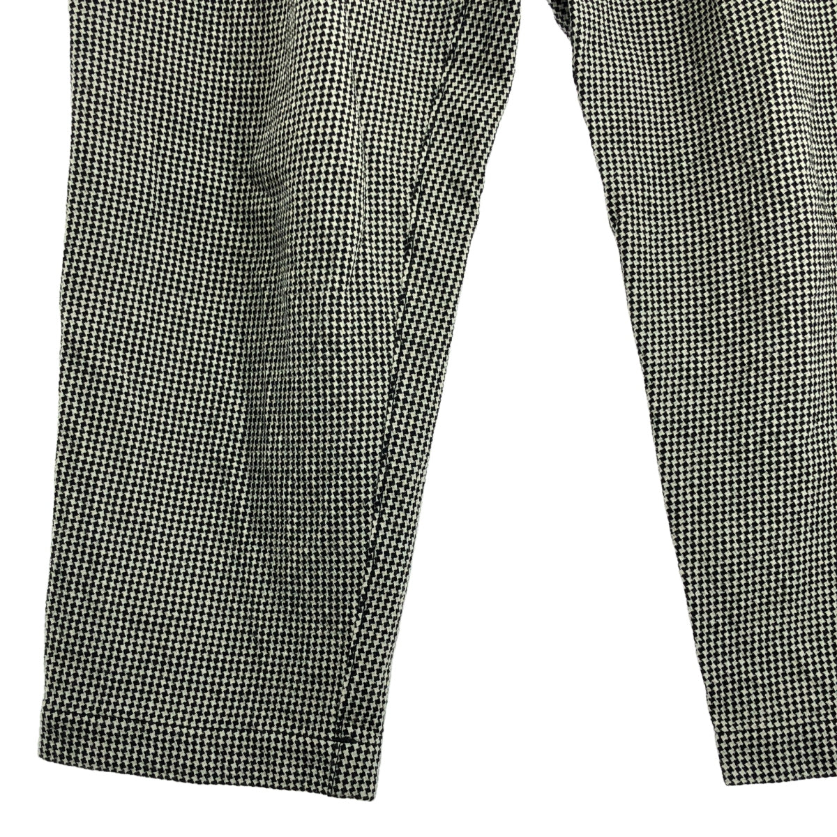 tricot COMME des GARCONS / トリココムデギャルソン | 2016AW | コットン ウール 千鳥格子柄  2タックパンツ | S | ブラック/ホワイト | レディース