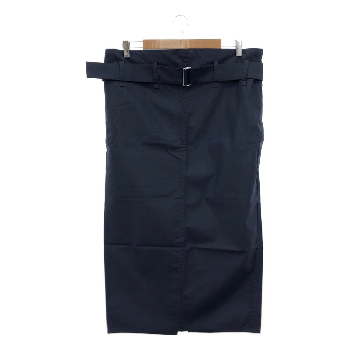 SOFIE D'HOORE | Cotton Belted Skirt | 34 | Navy | Women's