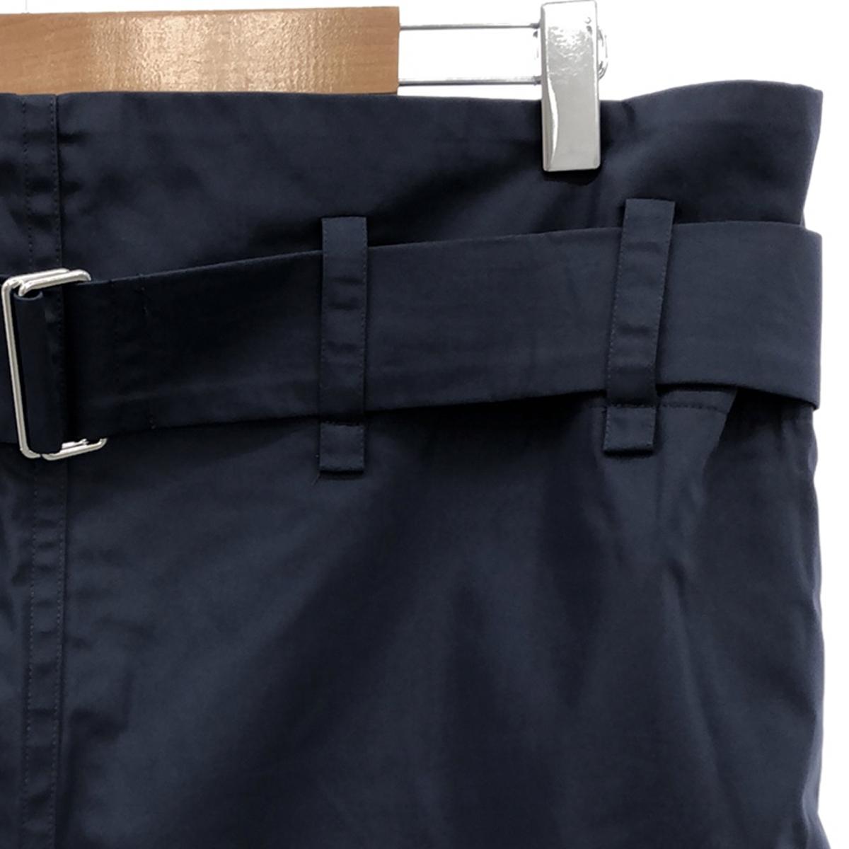 SOFIE D'HOORE | Cotton Belted Skirt | 34 | Navy | Women's