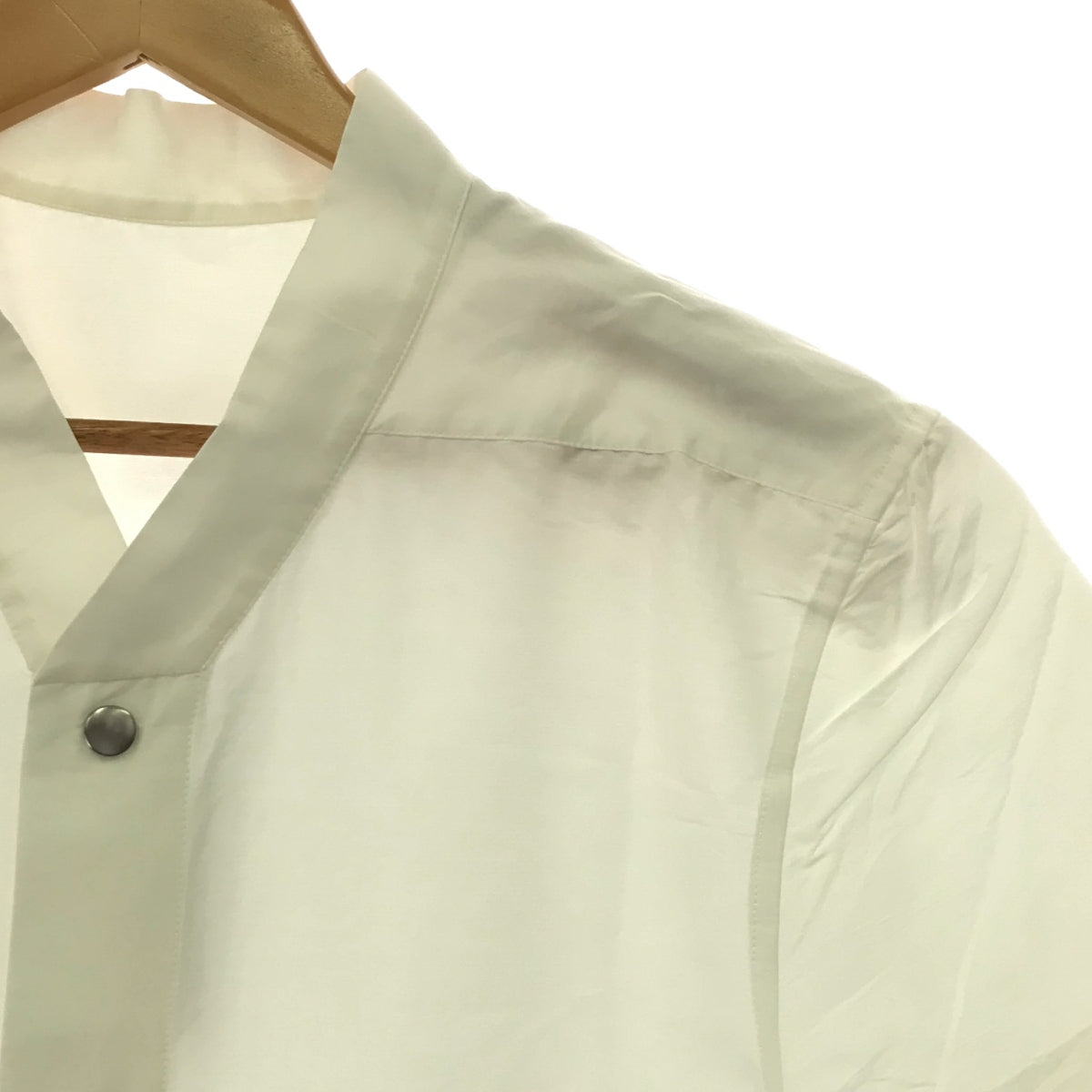 Rick Owens | 2020SS | SHORT SLEEVE GOLF SHIRT Cotton Silk Short Sleeve Golf Shirt | 50 | Men's