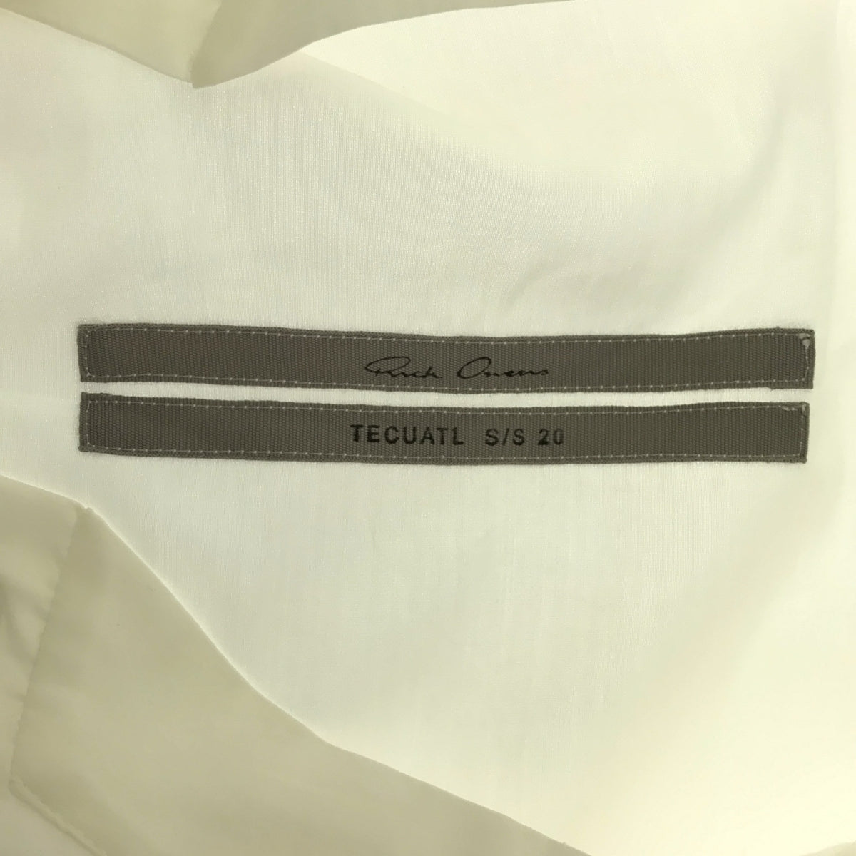 Rick Owens | 2020SS | SHORT SLEEVE GOLF SHIRT Cotton Silk Short Sleeve Golf Shirt | 50 | Men's
