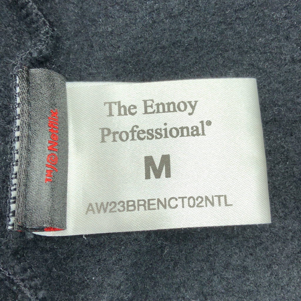 Ennoy Professional | 2023 秋冬 | x Stylist's Personal NETFLIX 連帽衫 | M 碼 | 黑/紅 | 男款