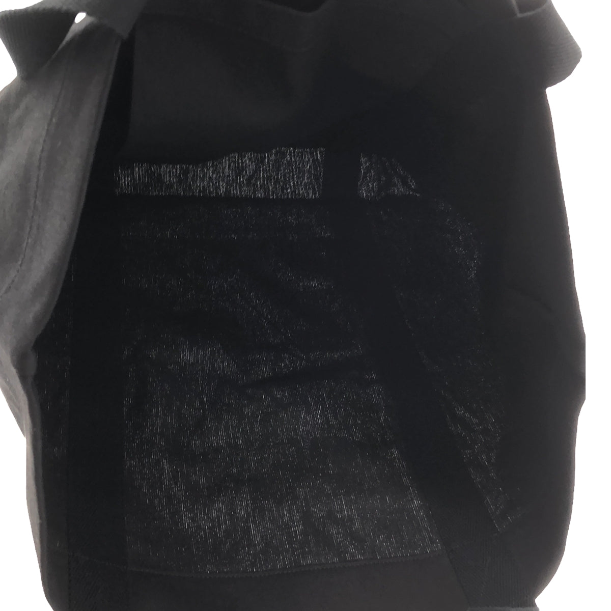 [미품] YOHJI YAMAMOTO POUR HOMME / 요우지야마모토풀 옴므 | NOVELTY TOTE BAG / 시그니처 로고 토트 백 / 유니섹스 | 블랙 | 남성