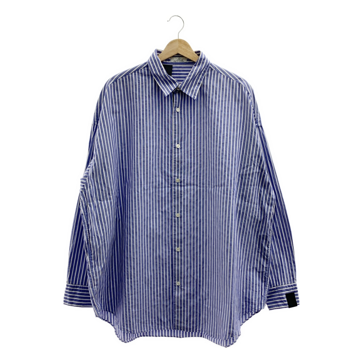 N.HOOLYWOOD / 엔 할리우드 | × ALBINI / 알비니 스트라이프 오버 실루엣 셔츠 | 40 | 남성