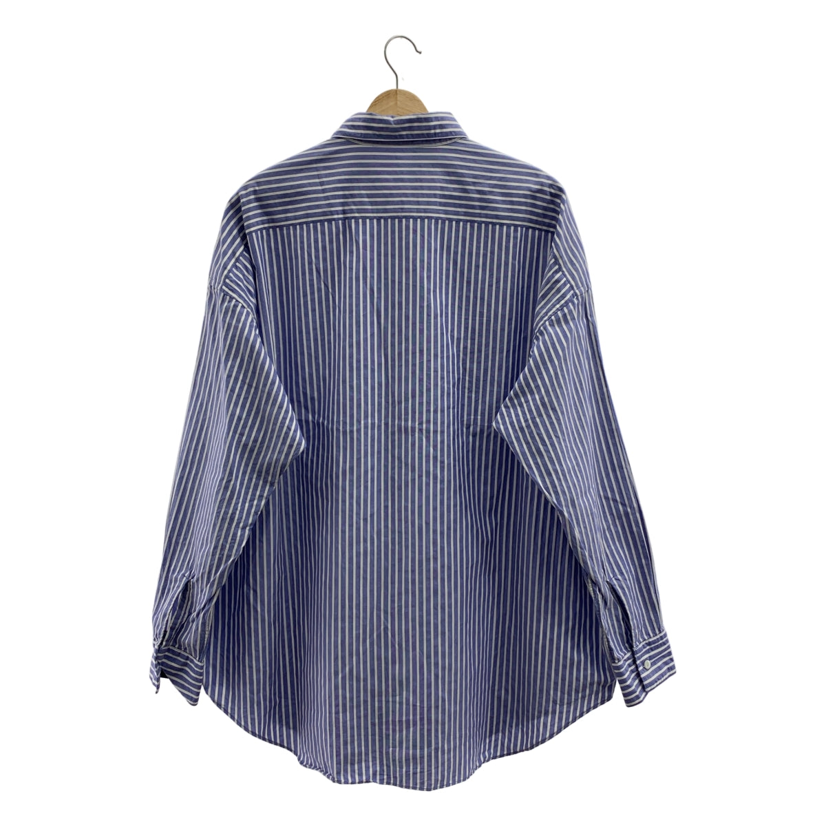 N.HOOLYWOOD / 엔 할리우드 | × ALBINI / 알비니 스트라이프 오버 실루엣 셔츠 | 40 | 남성
