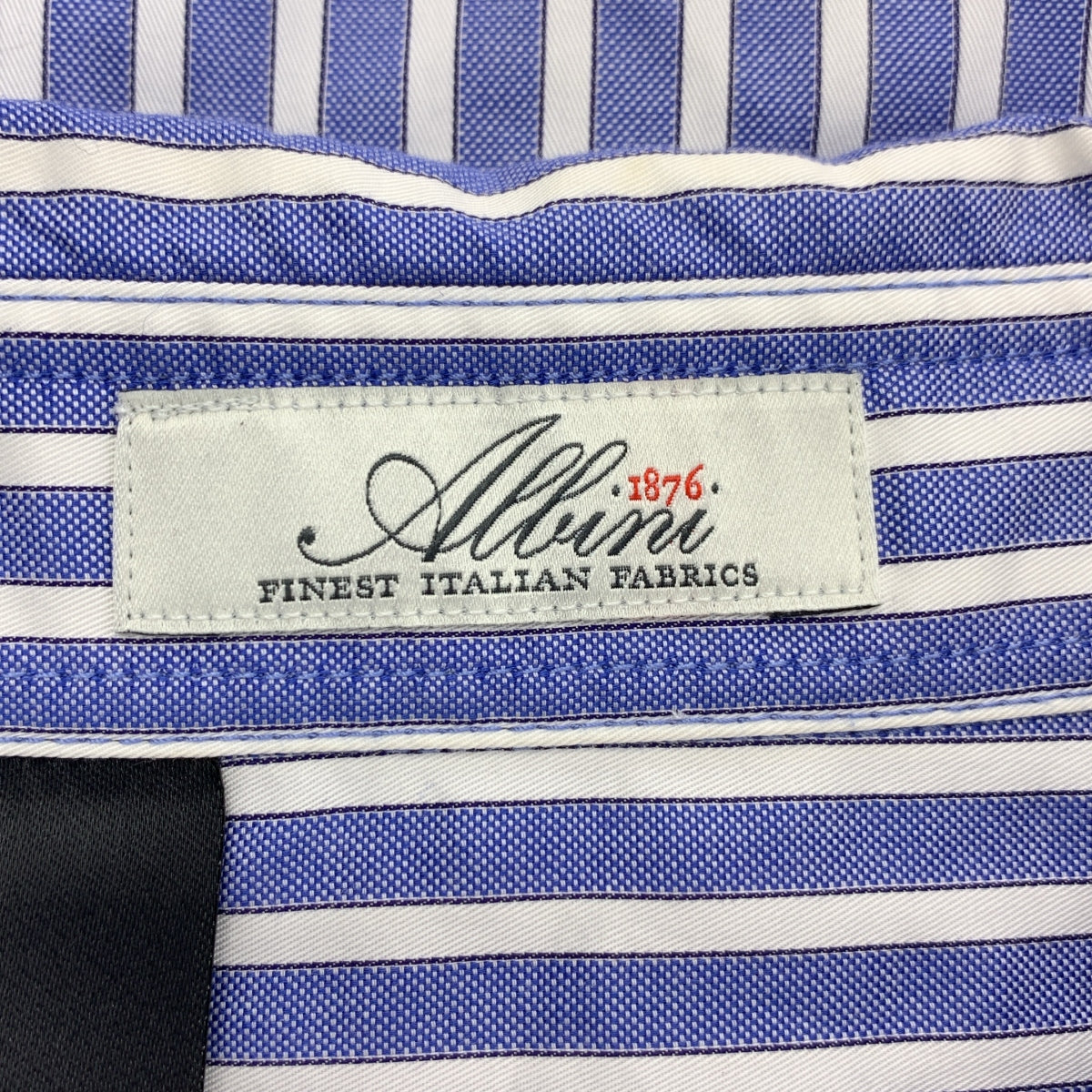 N.HOOLYWOOD / 엔 할리우드 | × ALBINI / 알비니 스트라이프 오버 실루엣 셔츠 | 40 | 남성