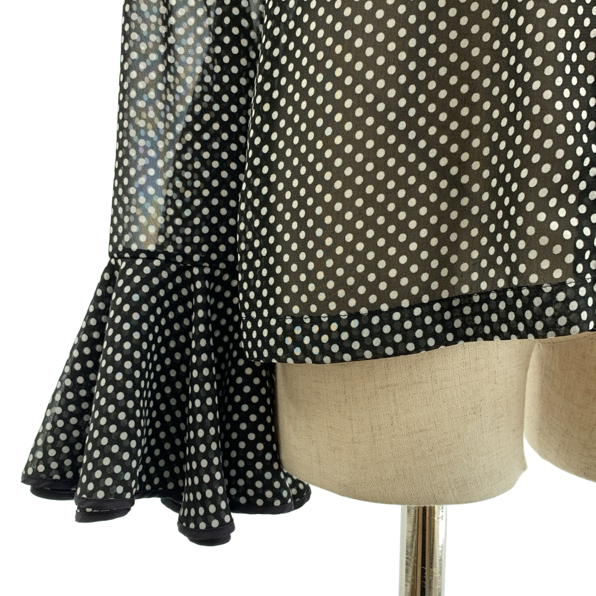 美品】 DRIES VAN NOTEN / ドリスヴァンノッテン | ドット フリル