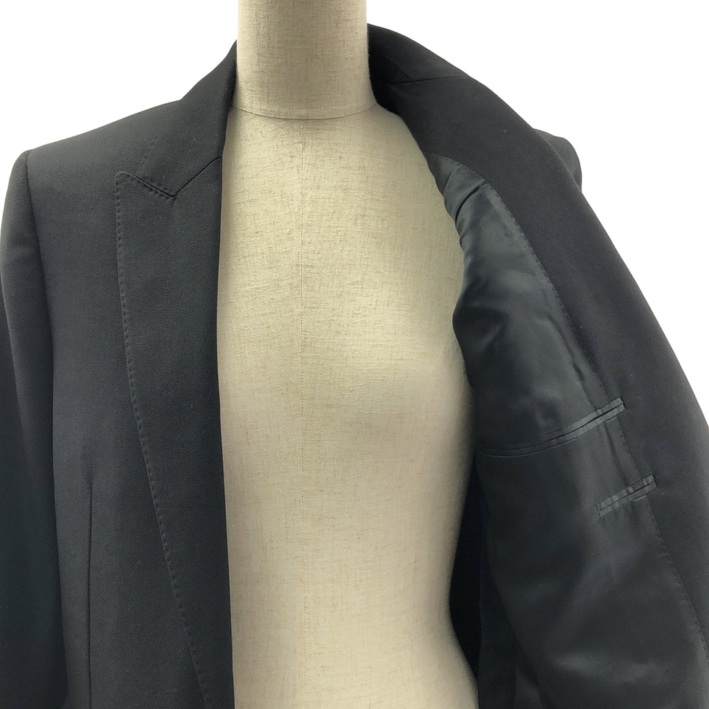 CELINE / 셀린느 | PEAK COLLAR LONG RECTANGLE JACKET / 피크 ​​컬러 롱 렉탄글 테일러드 재킷 / 총 안감 | 34 |
