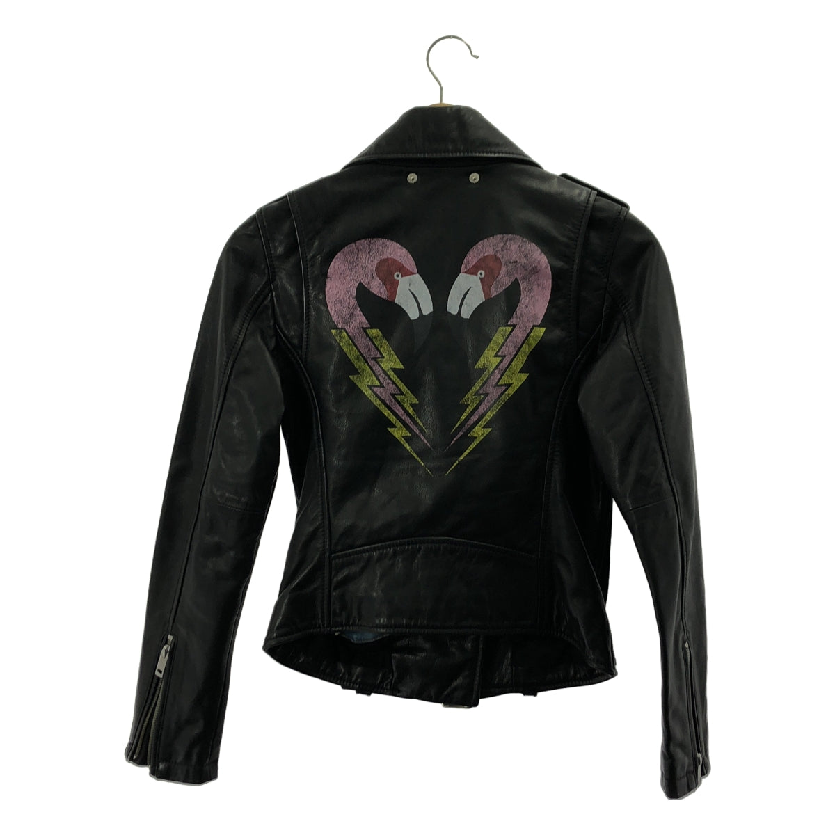 美品】 DIESEL / ディーゼル | 牛革 カウレザー バックプリント ダブル