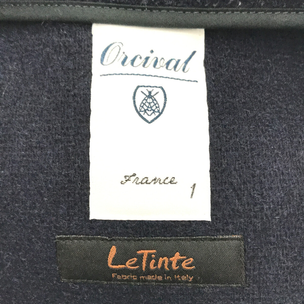 ORCIVAL / オーチバル | LE TINTE ウール  無地 ダッフルコート レティンテ | 1 | ネイビー | レディース
