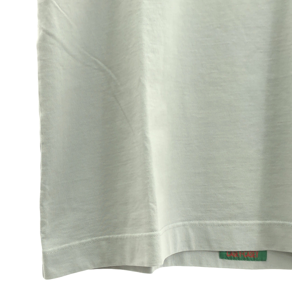 【新品】  CASEY CASEY / ケーシーケーシー | FELIX T SHIRT / フェリックス Tシャツ | M | グレー | メンズ