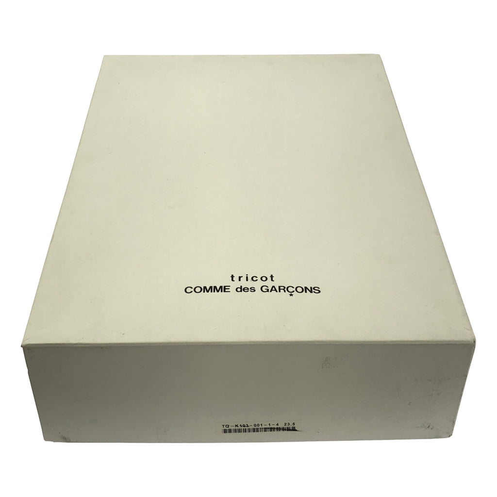 COMME des GARÇONS | 經編針織布料皮革帶翼尖靴 |尺寸 23.5 公分 |女性的