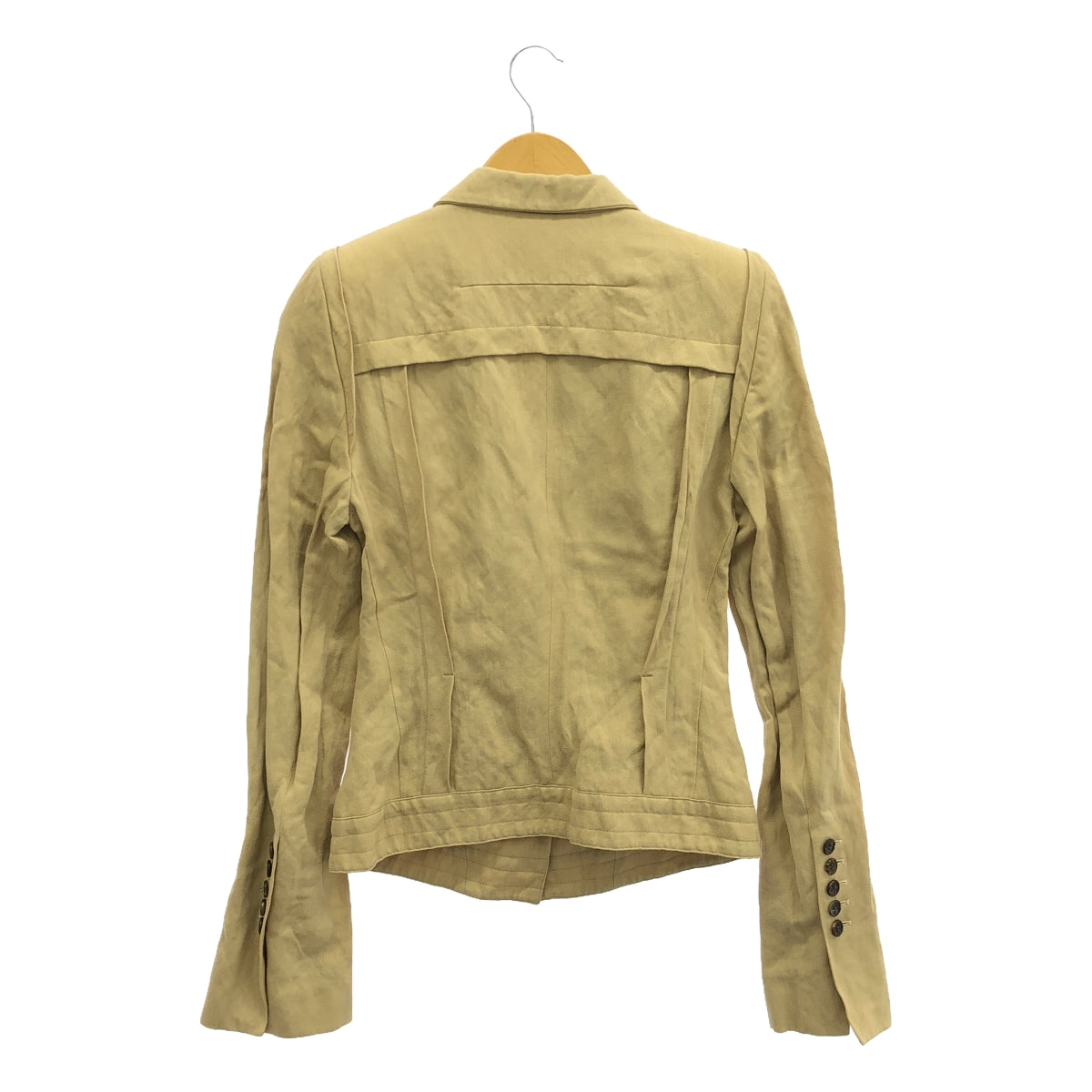 ANN DEMEULEMEESTER | Asymmetrical wool jacket | 36 | Beige | Women's