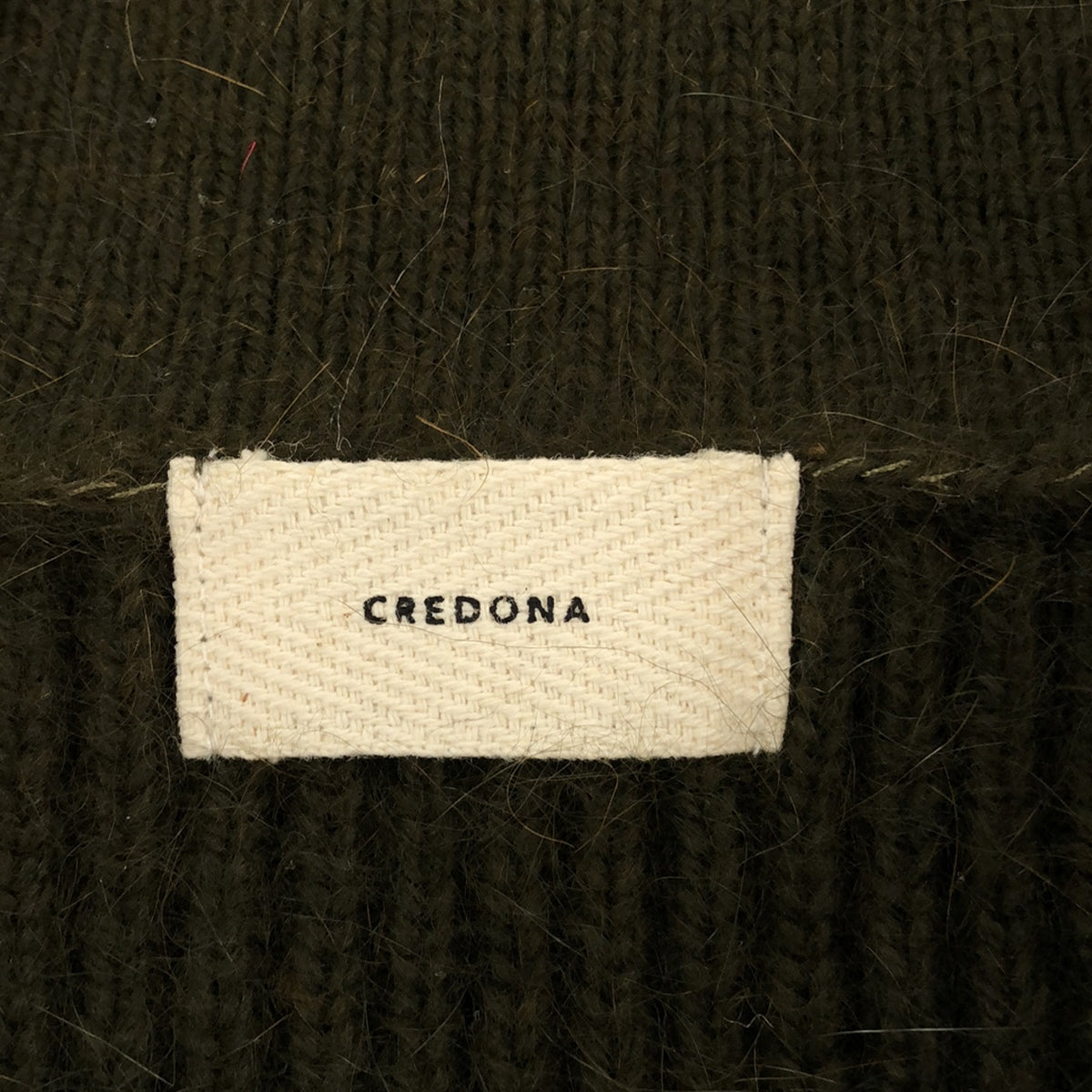 CREDONA / クレドナ | ハーフジップニット | F | レディース