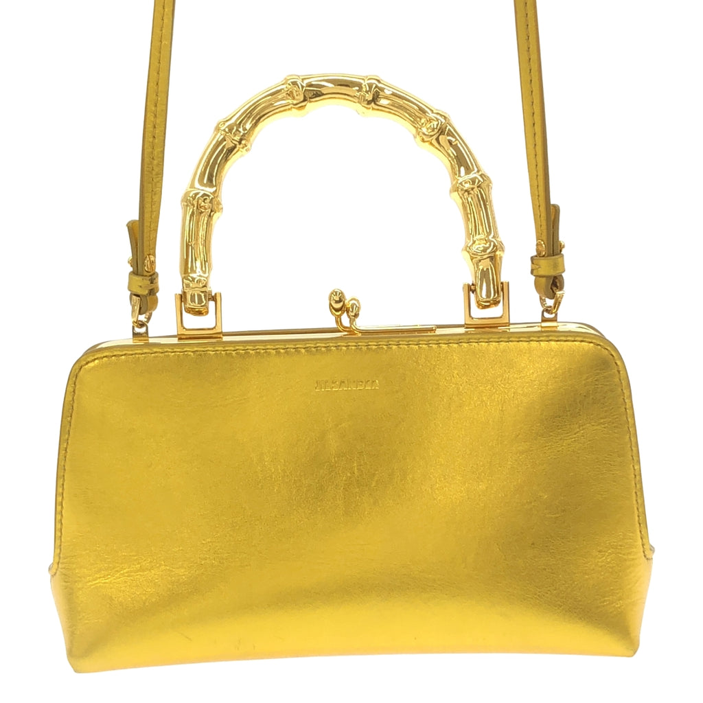 JIL SANDER / ジルサンダー | GOJI BAMBOO MINI バンブーハンドル 2way ハンドバッグ |