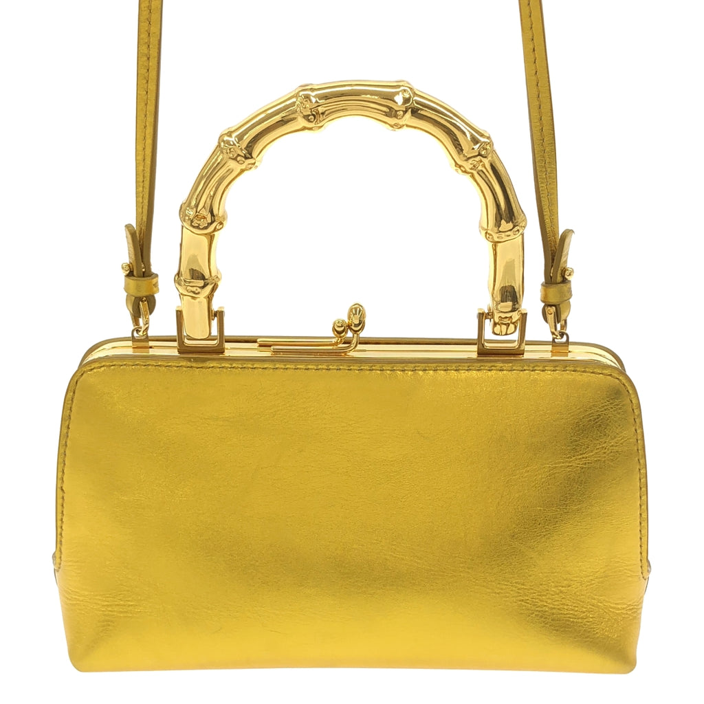 JIL SANDER / ジルサンダー | GOJI BAMBOO MINI バンブーハンドル 2way ハンドバッグ |