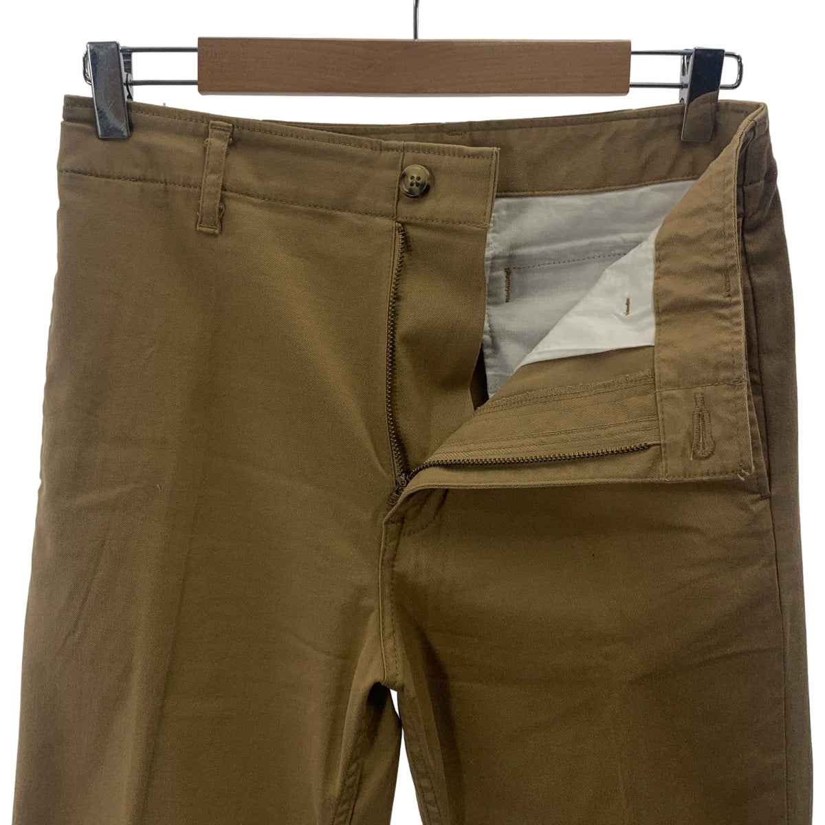 MUSE de Deuxieme Classe / ミューズドゥーズィーエムクラス | WORK CHINO コットン ワークチノ パンツ | 38 | ベージュ | レディース