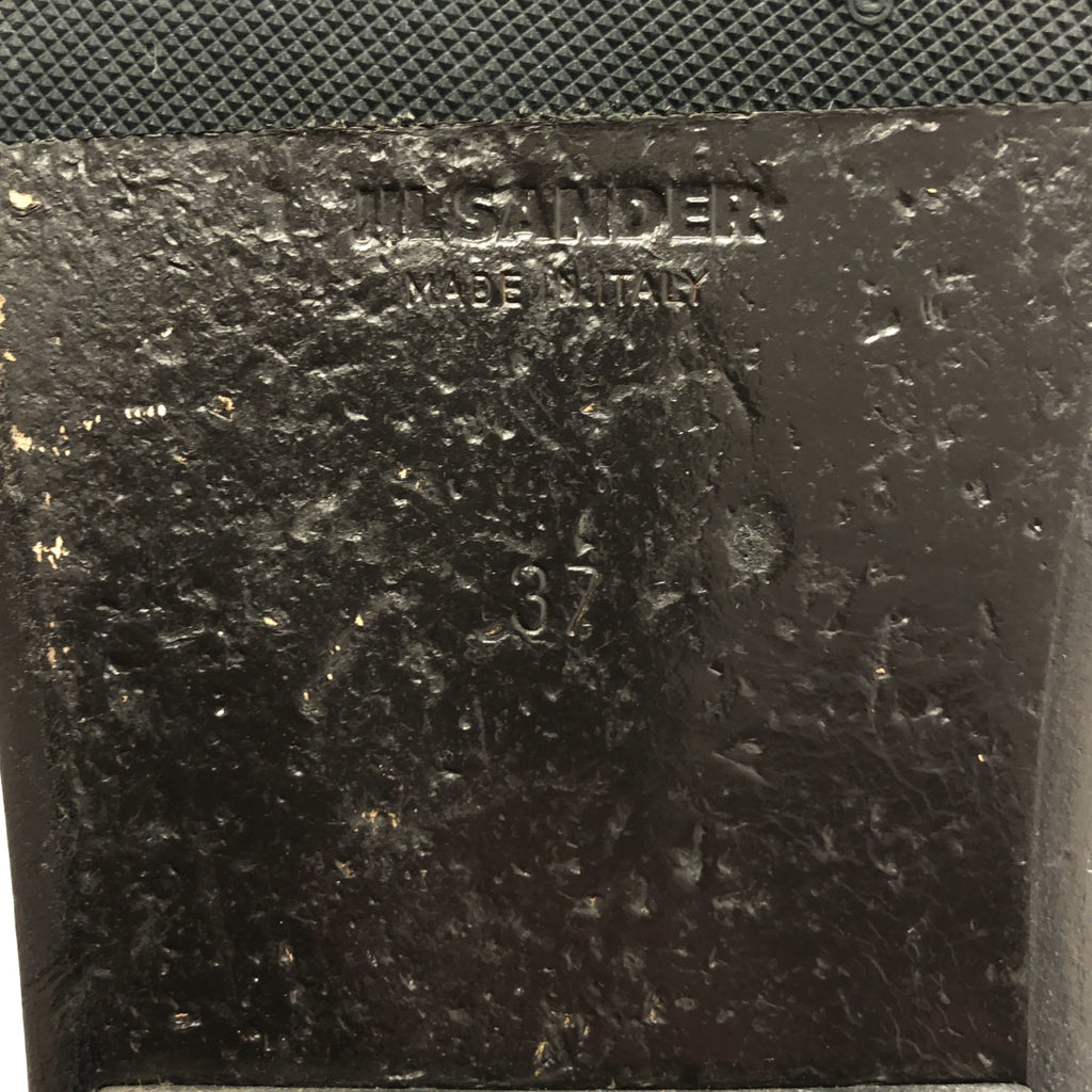 JIL SANDER / 질산더 | 2023SS | woven lether flat sandal 가죽 구르카 발목 스트랩 신발 | 37 |