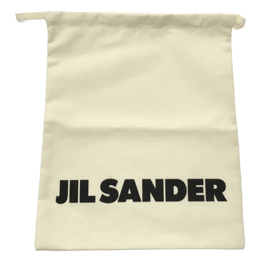JIL SANDER / 질산더 | 2023SS | woven lether flat sandal 가죽 구르카 발목 스트랩 신발 | 37 |
