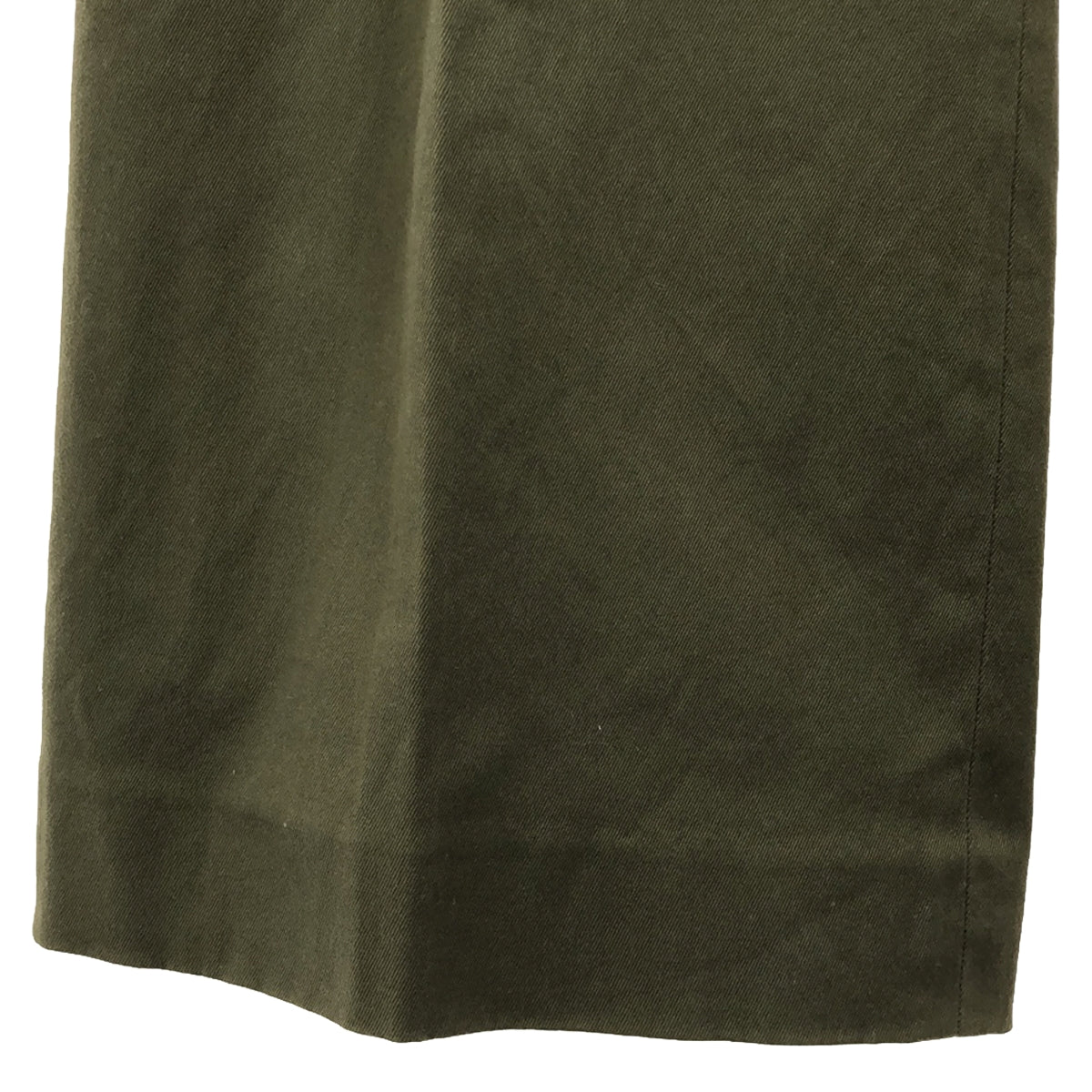 Curensology / 캘린솔로지 | 코튼 하이 웨스트 스트레치 와이드 팬츠 | 36 | 카키 | 여성