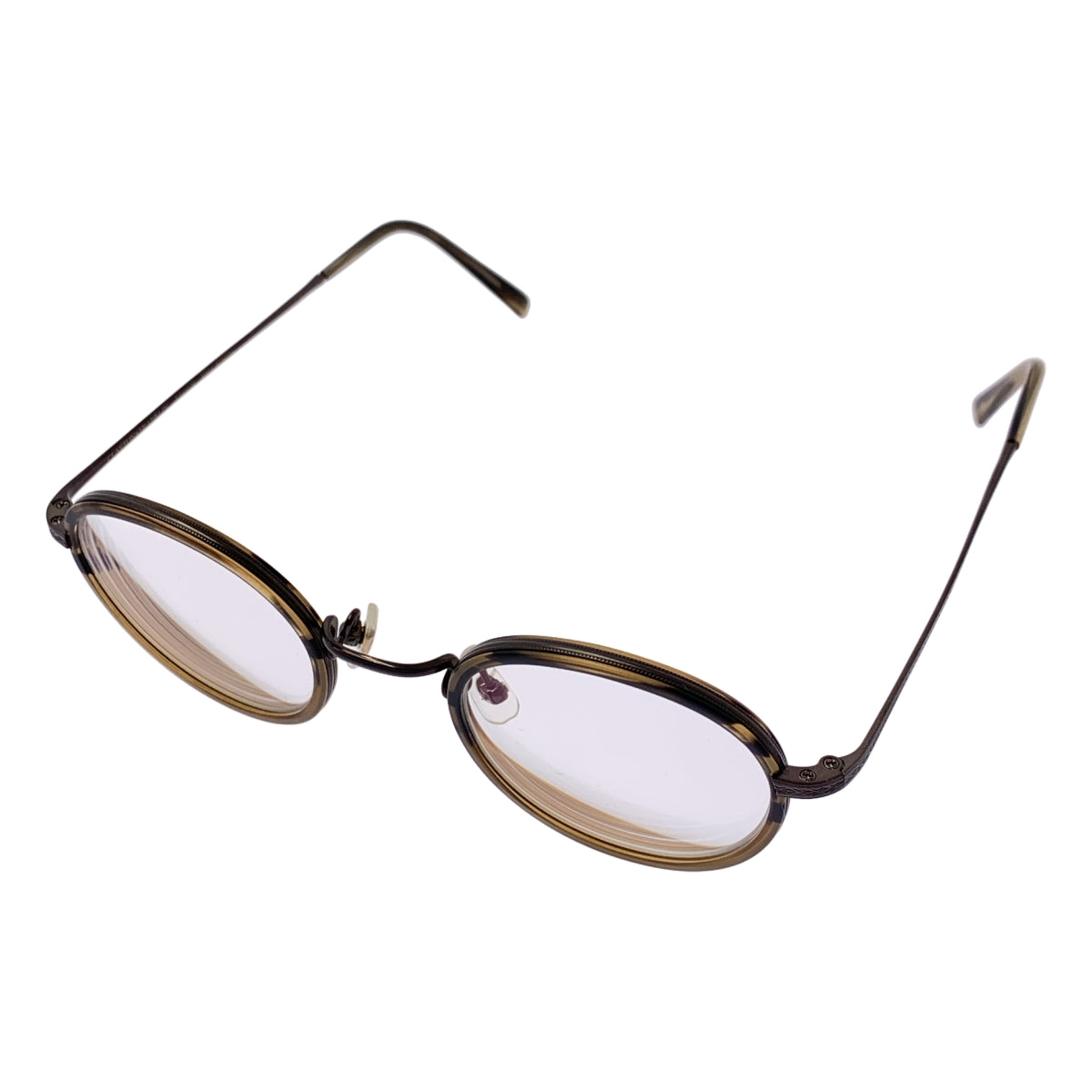 CLAYTON FRANKLIN / 클레이튼 프랭클린 | 598 라운드 보스턴 프레임 안경 / 안경테 | 45□23-147 | 브라운 계열