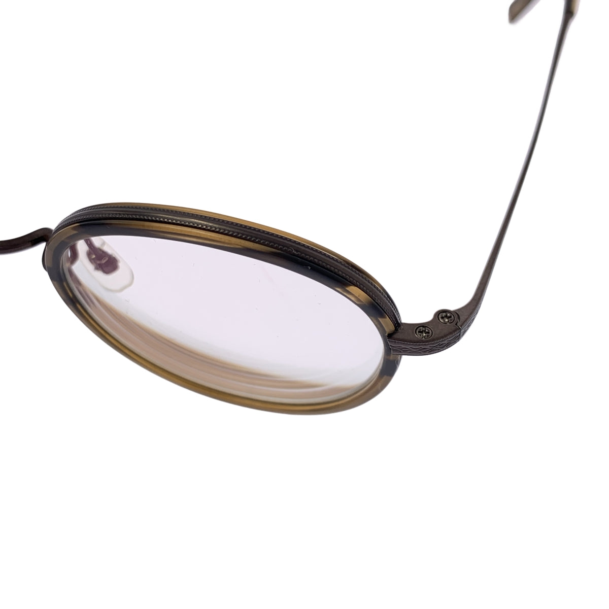 CLAYTON FRANKLIN / 클레이튼 프랭클린 | 598 라운드 보스턴 프레임 안경 / 안경테 | 45□23-147 | 브라운 계열