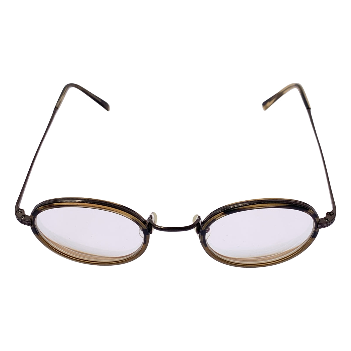 CLAYTON FRANKLIN / 클레이튼 프랭클린 | 598 라운드 보스턴 프레임 안경 / 안경테 | 45□23-147 | 브라운 계열
