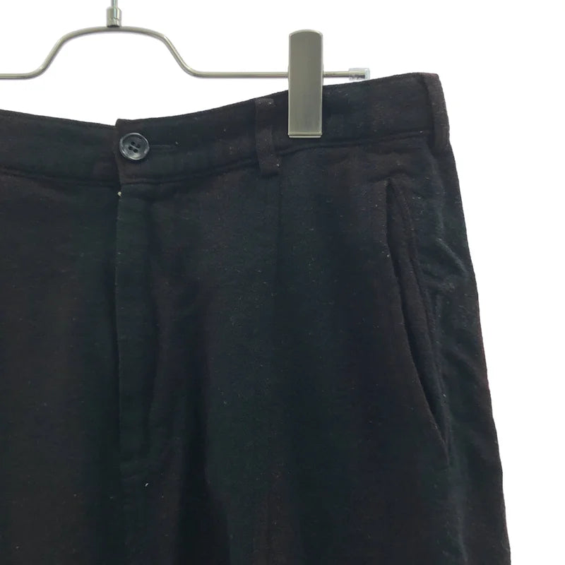 BLACK COMME des GARCONS / ブラックコムデギャルソン | ウール 縮絨 脱色 サルエルパンツ | XS | レディース