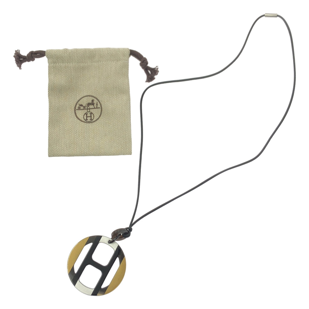 愛馬仕 | H Equipe 水牛角項鍊吊墜 |