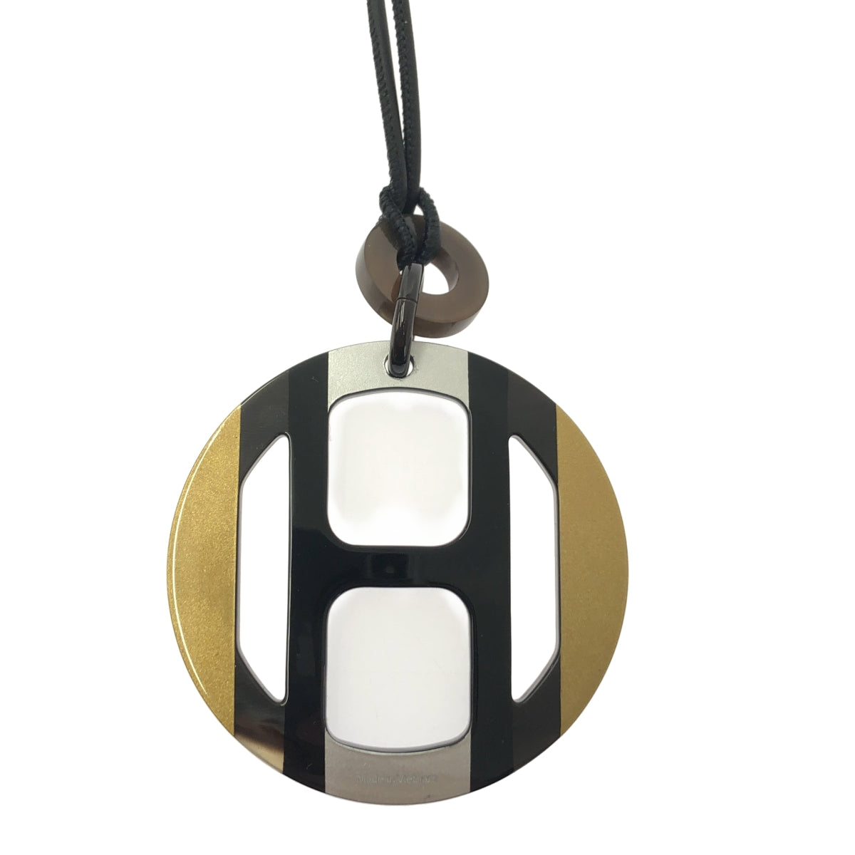 愛馬仕 | H Equipe 水牛角項鍊吊墜 |