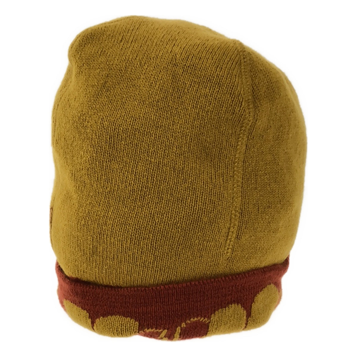 HERMES | Margiela period cashmere 100% / Cashmere H logo beanie cap / knitted hat | ME | Yellow/Orange | Women's