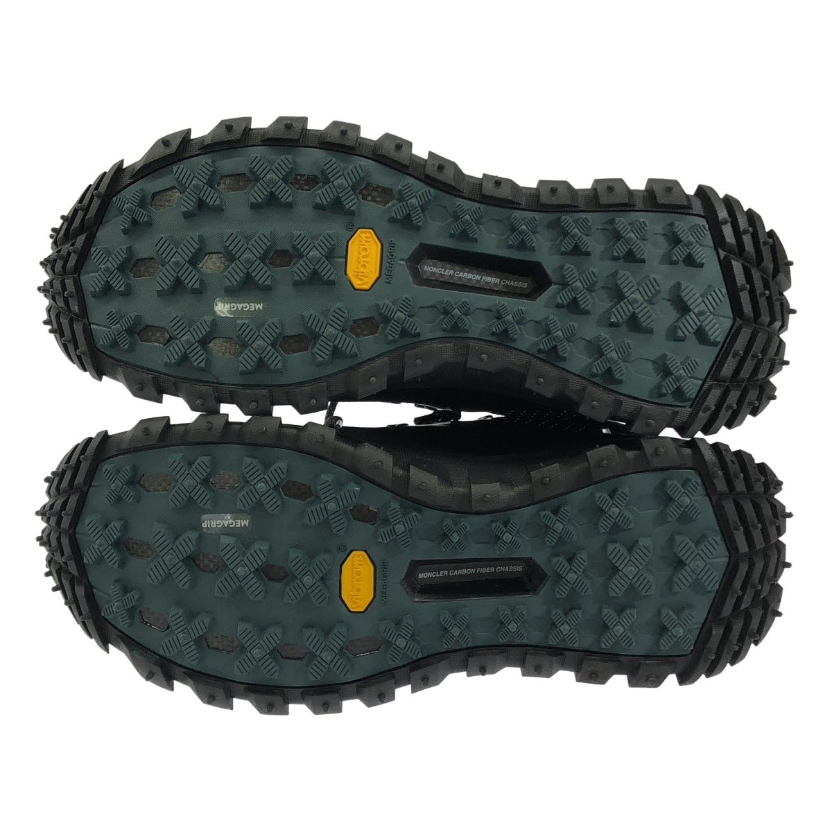 【新品】  MONCLER / モンクレール | TRAILGRIP GTX レザー ハイトップ スニーカー | 46 | ブラック | メンズ