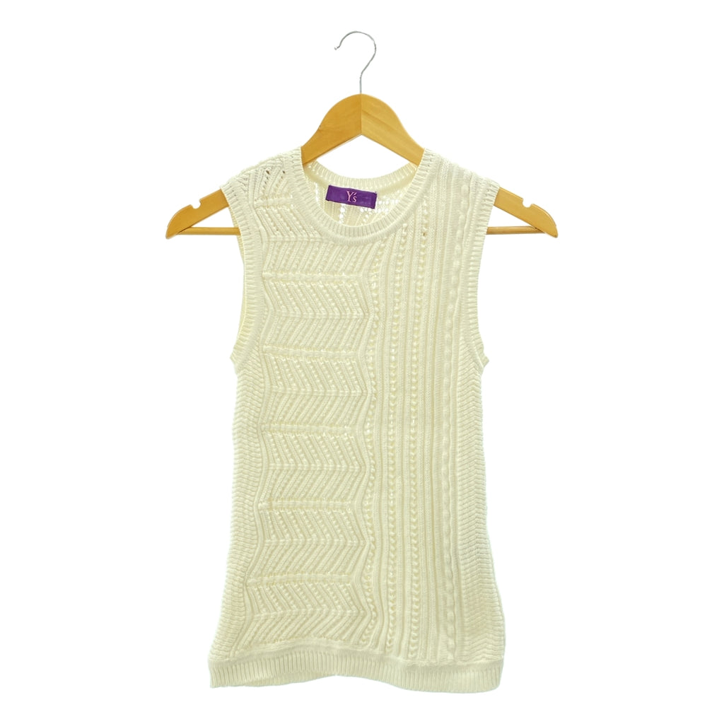 TAKESHI KOSAKA by Y's Pink Label / タケシコウサカバイワイズピンクレーベル | コットン ニット ベスト | 2 | レディース