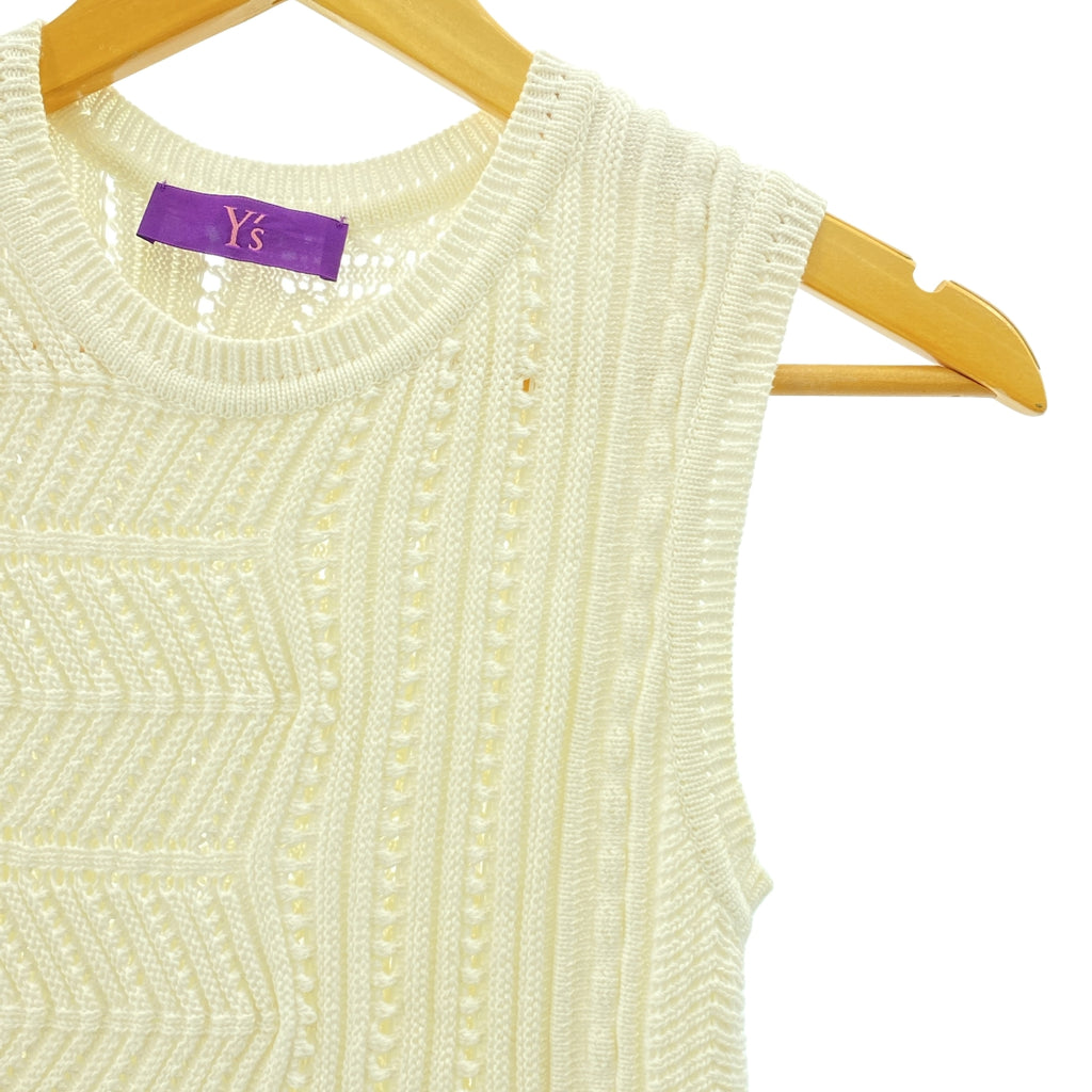 TAKESHI KOSAKA by Y's Pink Label / タケシコウサカバイワイズピンクレーベル | コットン ニット ベスト | 2 | レディース