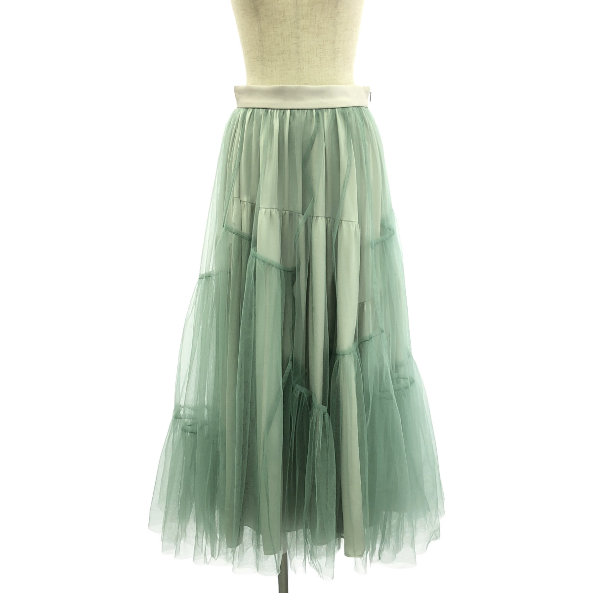 MURRAL / ミューラル | 2023AW | Leaf vein tulle skirt  / チュール ボリューム スカート | 1 | レディース