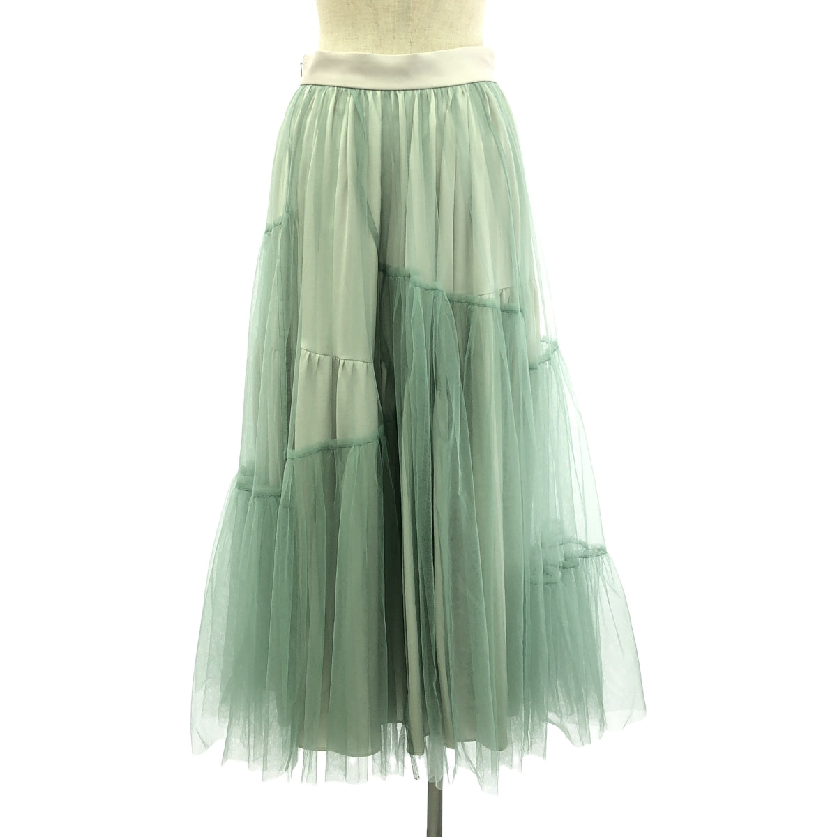 MURRAL / ミューラル | 2023AW | Leaf vein tulle skirt  / チュール ボリューム スカート | 1 | レディース