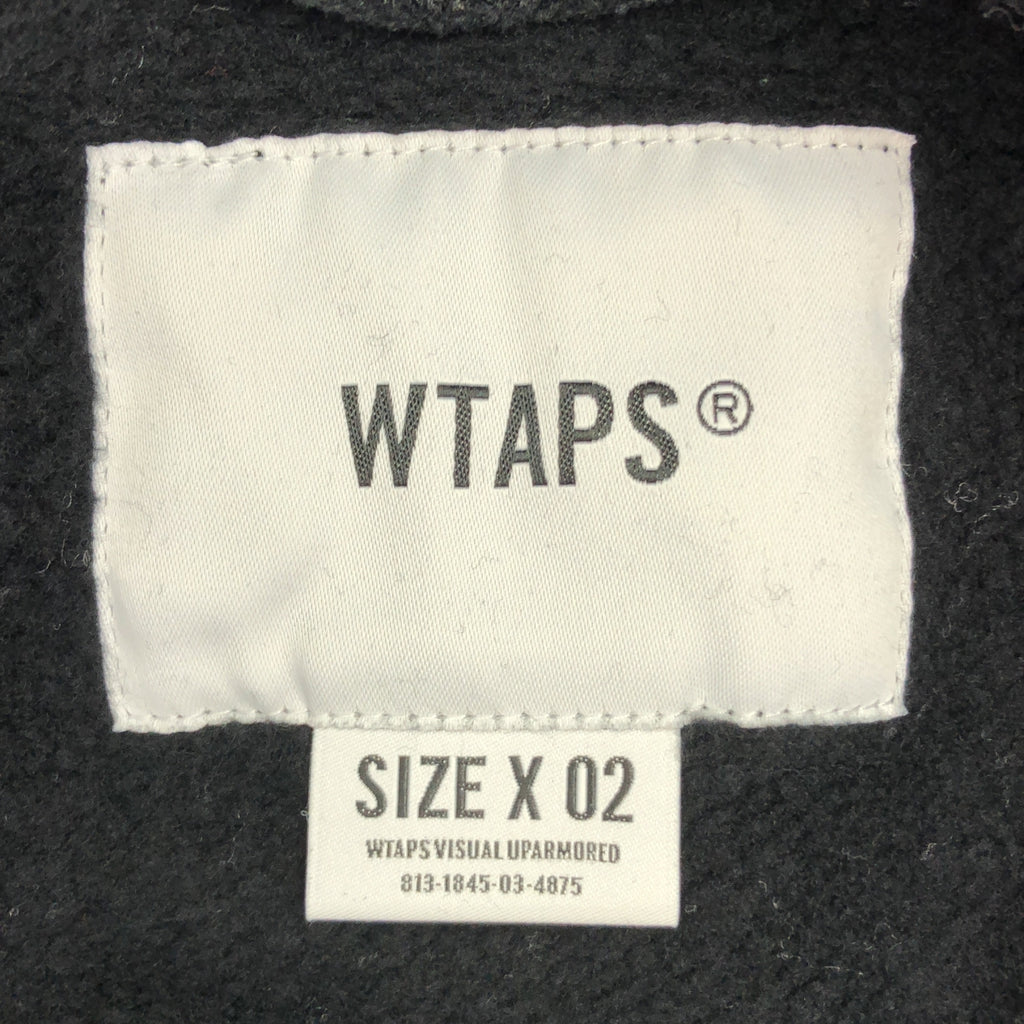 WTAPS / ダブルタップス | HOME BASE HOODED ホームベース フーディ パーカー | 2 | ブラック | メンズ