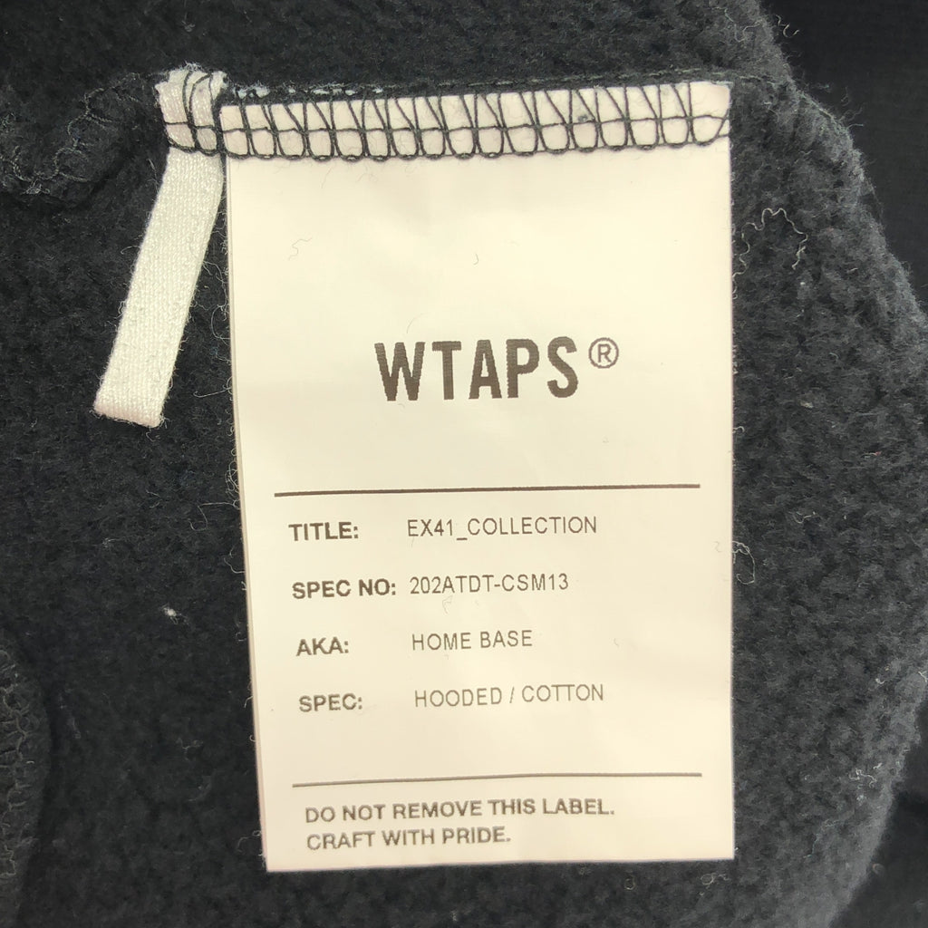 WTAPS / ダブルタップス | HOME BASE HOODED ホームベース フーディ パーカー | 2 | ブラック | メンズ
