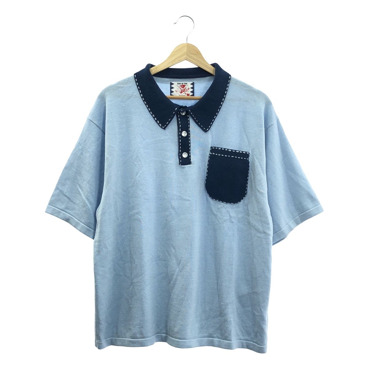 起司之子 | 2024SS | 手工針織 Polo 衫 | M | 男款