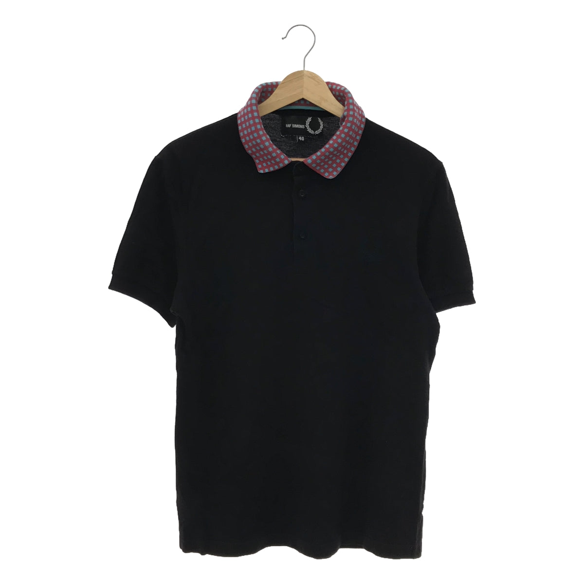 RAF SIMONS / Raf Simons | × FRED PERRY Detachable collar logo embroidered short sleeve polo shirt | 40 | Men's