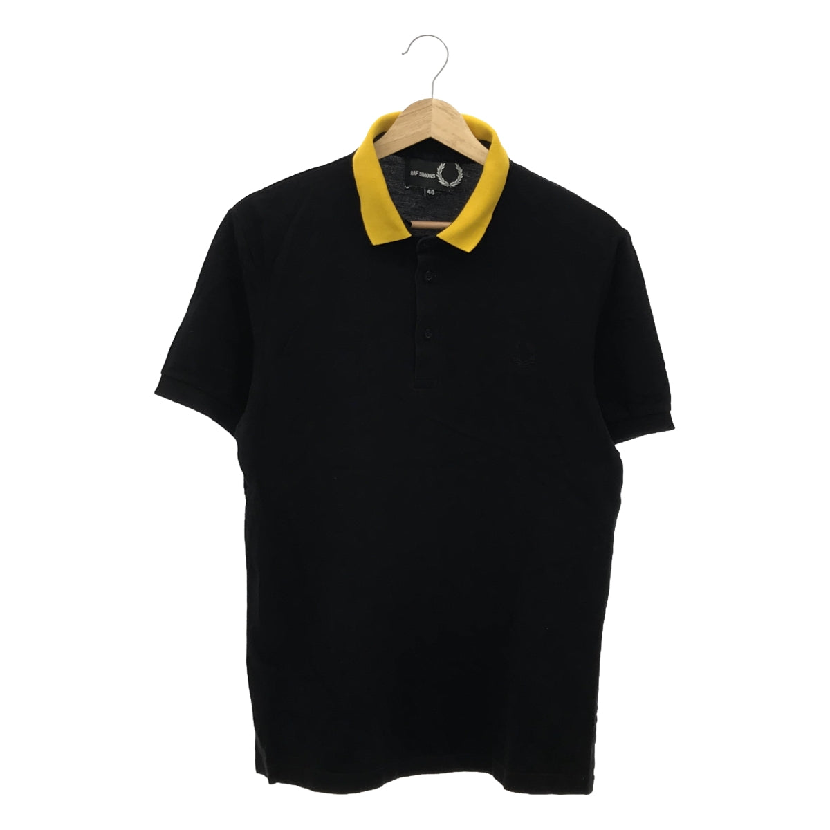 RAF SIMONS / Raf Simons | × FRED PERRY Detachable collar logo embroidered short sleeve polo shirt | 40 | Men's