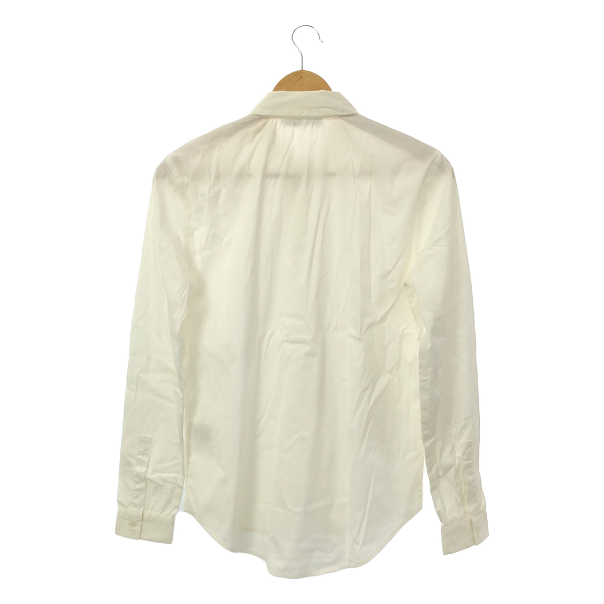 FABIANA FILIPPI | Cotton stretch bejeweled round collar blouse | Size 38 / XXS | White | Women's