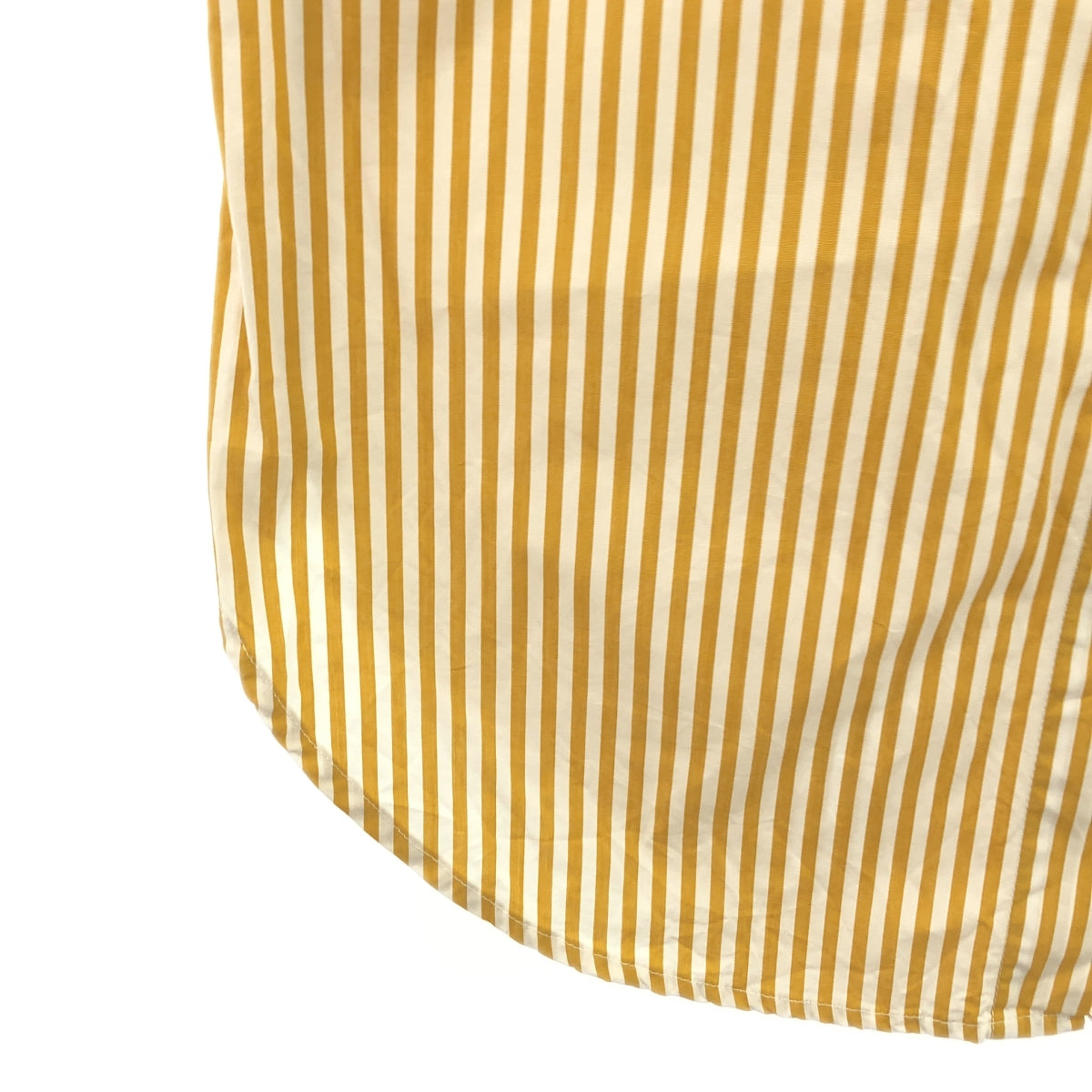KLOKE / クローク | BOWED STRIPE SKIRT フロントボタン ストライプ パネル切替 スカート | XS | キャメル | レディース