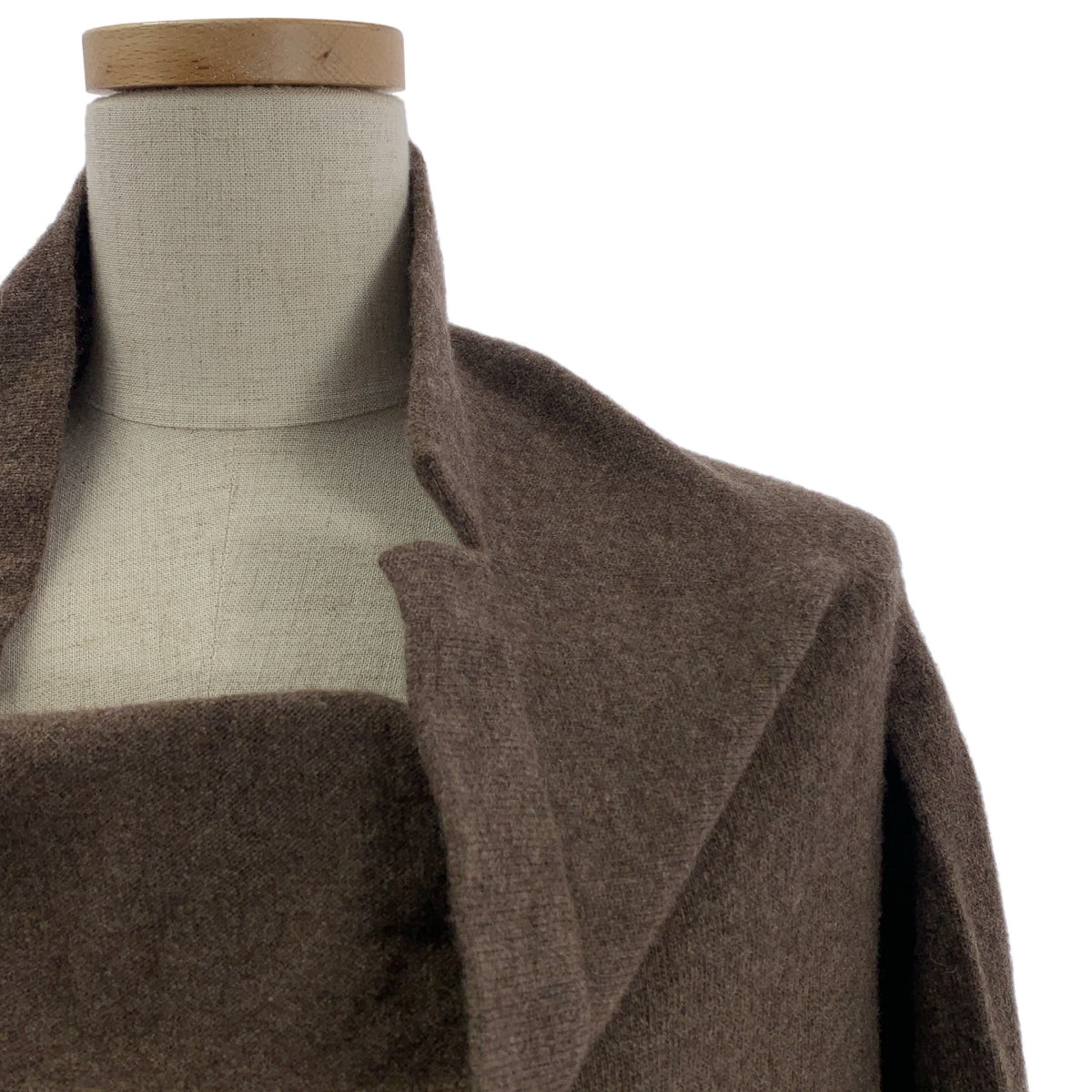 【미품】 DANIELA GREGIS / 다니엘라 그레지스 | 울 하이넥 니트 오버 원피스 | F | 브라운 | 여성