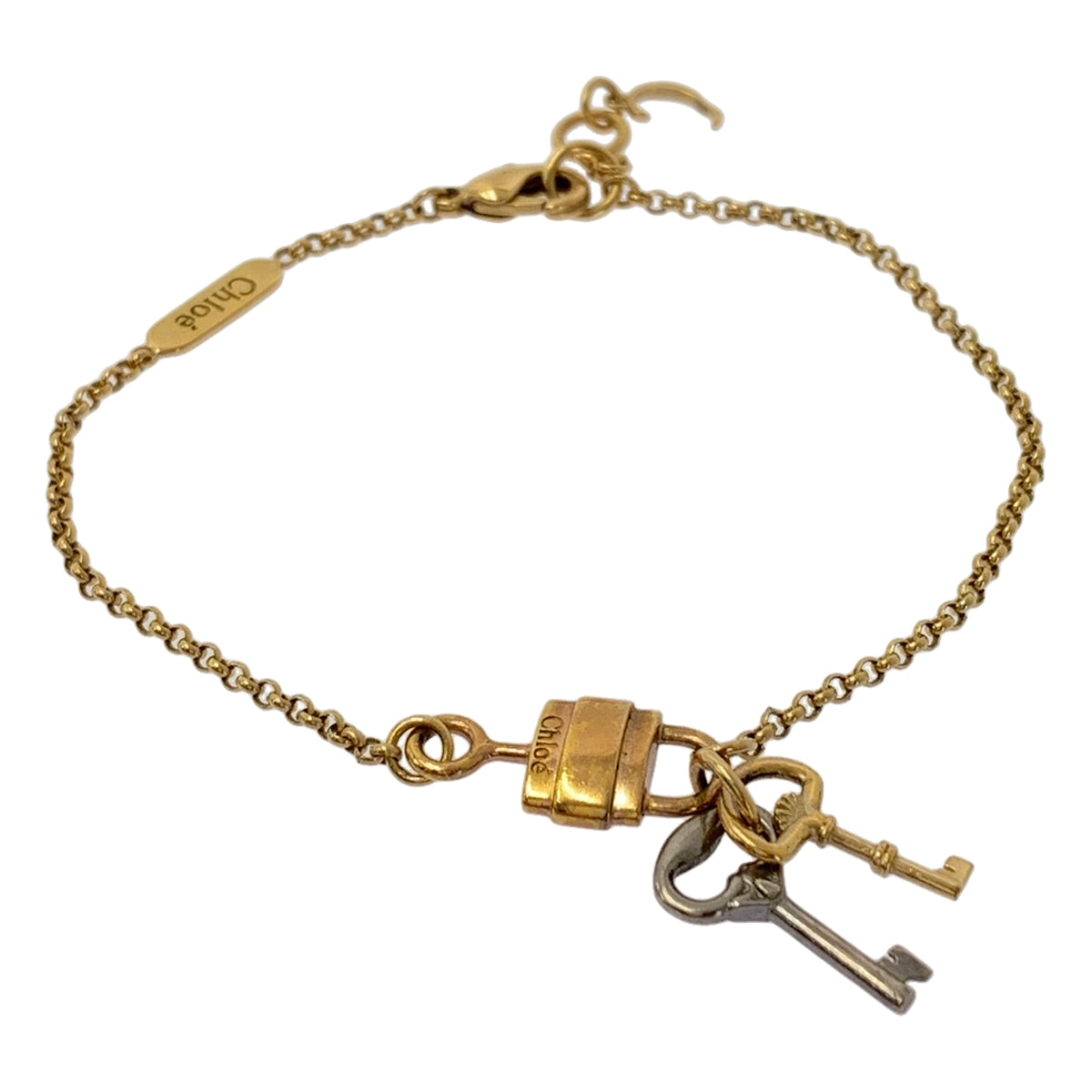 Chloe / クロエ | パドロック キー モチーフ チェーンブレスレット |