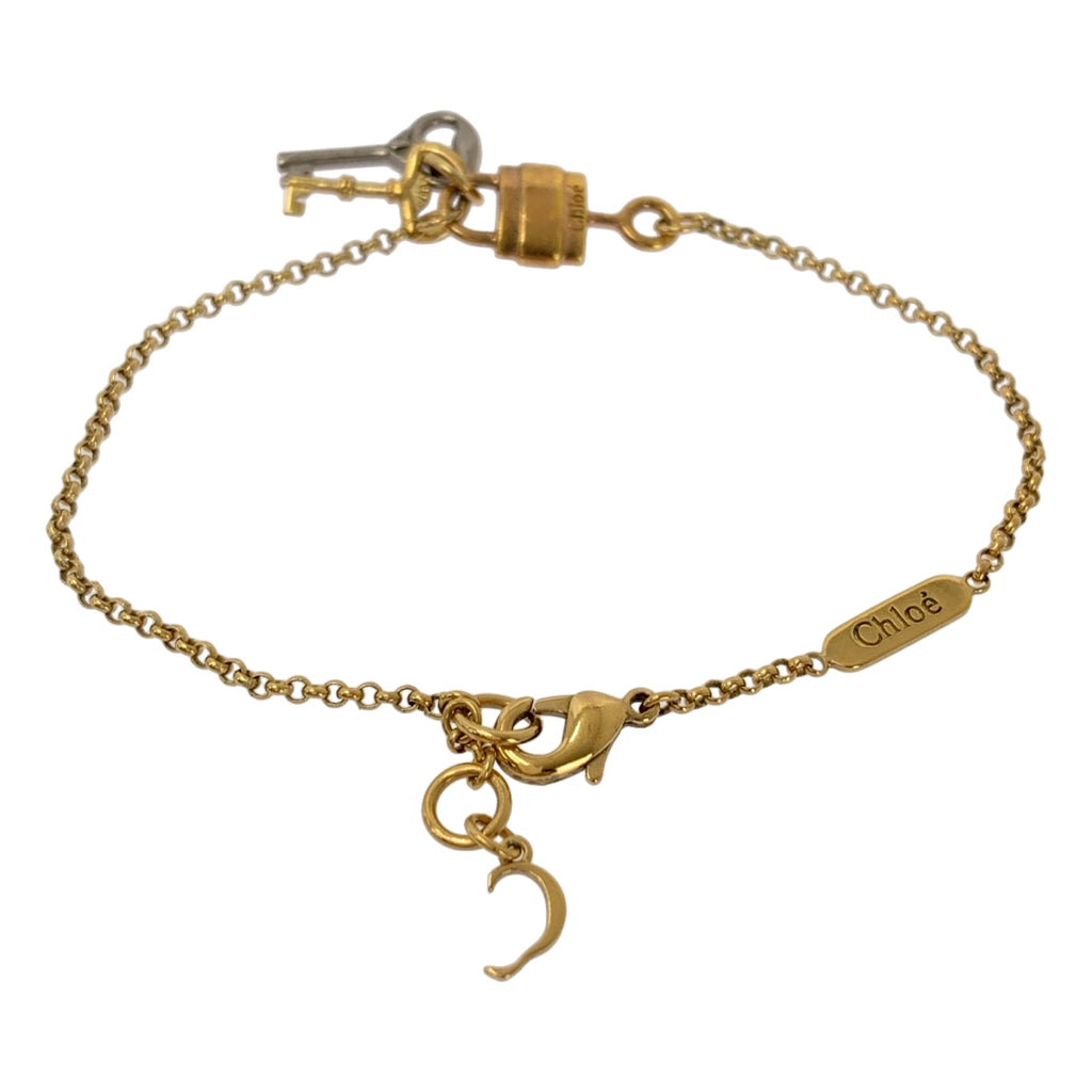 Chloe / 클로이 | Padlock 키 모티브 체인 팔찌 |